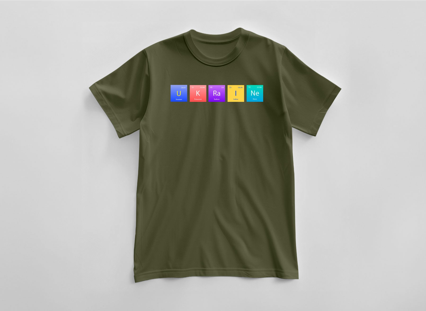 T-shirt with  print Ukraine.